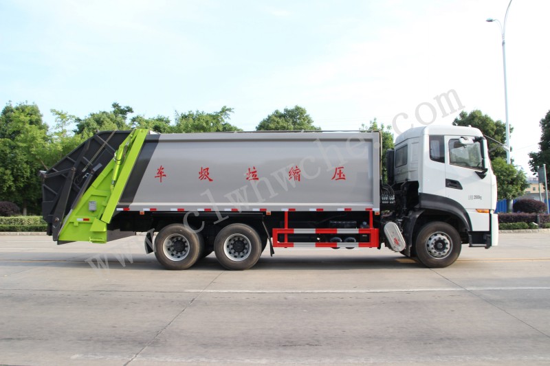 東風(fēng)天龍18方壓縮式垃圾車(chē)