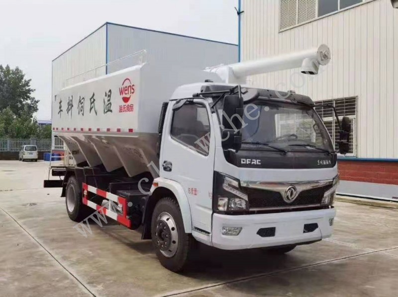 東風(fēng)福瑞卡12方散裝飼料運(yùn)輸車   國六豬飼料運(yùn)輸車價格  廠家報價