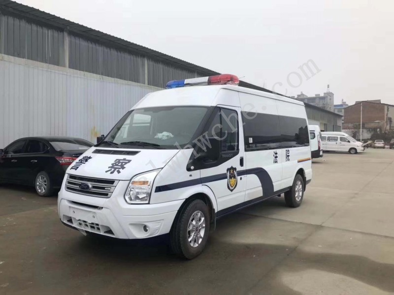 福特新世代V348長(zhǎng)軸中頂客運(yùn)版15人座囚車(chē)