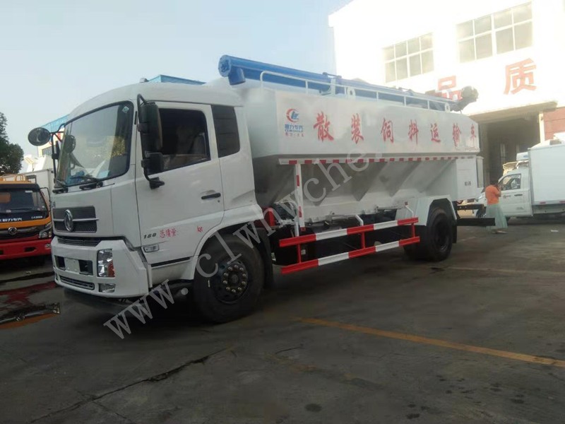 東風(fēng)天錦22方散裝飼料運輸車 散裝飼料運輸車價格 散裝飼料運輸車廠家 散裝飼料運輸車報價