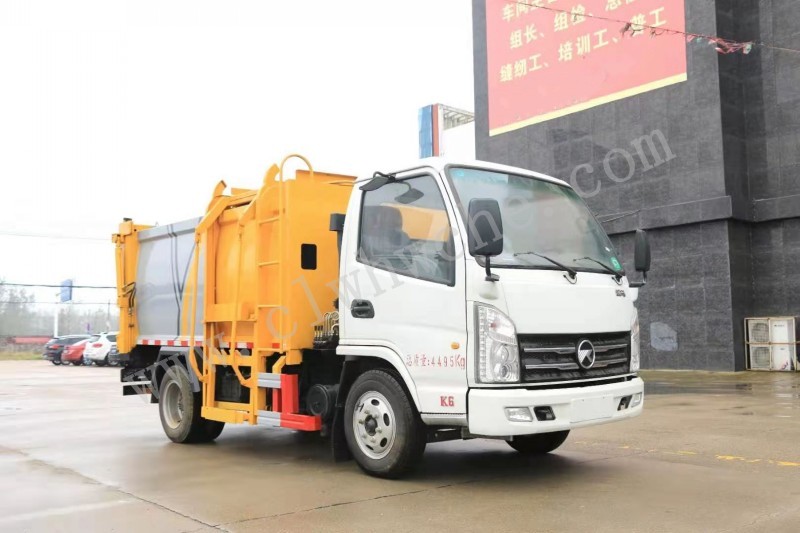 凱馬6方掛桶垃圾車(chē)價(jià)格 6方掛桶垃圾車(chē)廠家  國(guó)六掛桶垃圾車(chē)報(bào)價(jià)