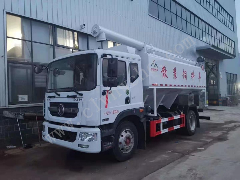 東風(fēng)D9多利卡22方散裝飼料運輸車  散裝飼料運輸車  價格  報價 廠家