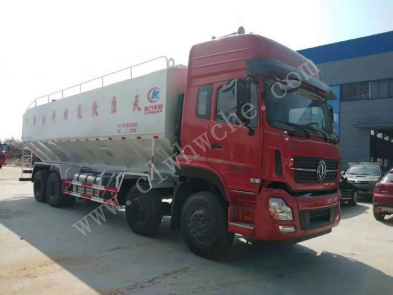 東風(fēng)天龍前四后八40方散裝飼料運(yùn)輸車 價格  報(bào)價 廠家 