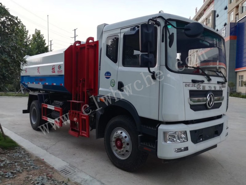 12方掛桶垃圾車(chē)  東風(fēng)D9掛桶垃圾車(chē)價(jià)格  掛桶垃圾車(chē)廠家報(bào)價(jià)