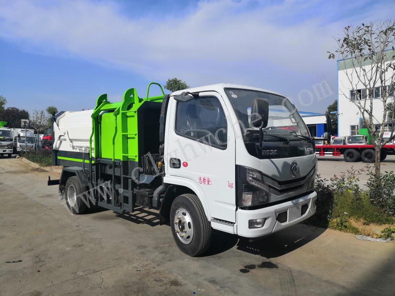 7方掛桶垃圾車(chē)價(jià)格  東風(fēng)小多利卡7方掛桶垃圾車(chē)廠家  掛桶垃圾車(chē)報(bào)價(jià)