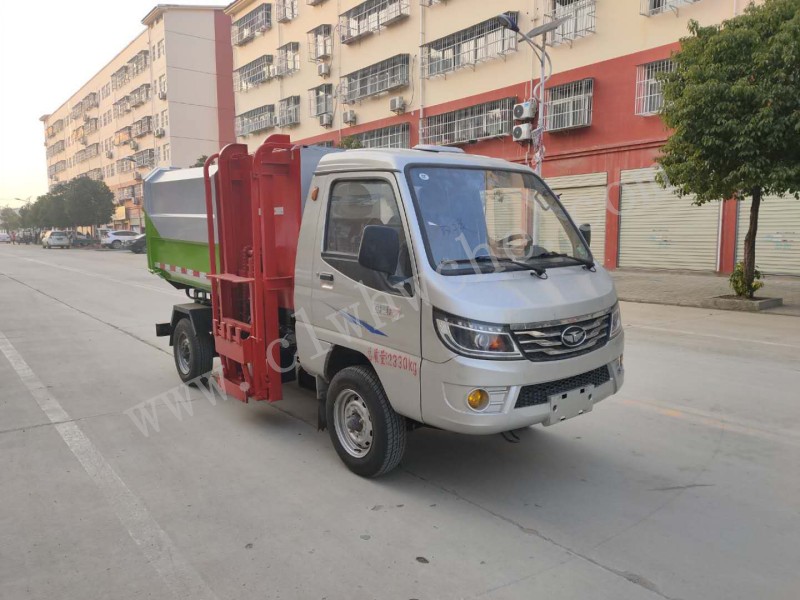 唐駿4方掛桶垃圾車(chē)價(jià)格 4方掛桶垃圾車(chē)報(bào)價(jià)  汽油垃圾車(chē)廠家